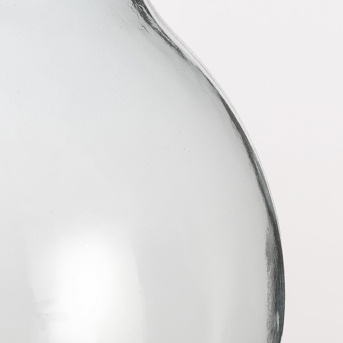 Olly Vase - H23 x Ø29 cm - Recyceltes Glas - Transparent