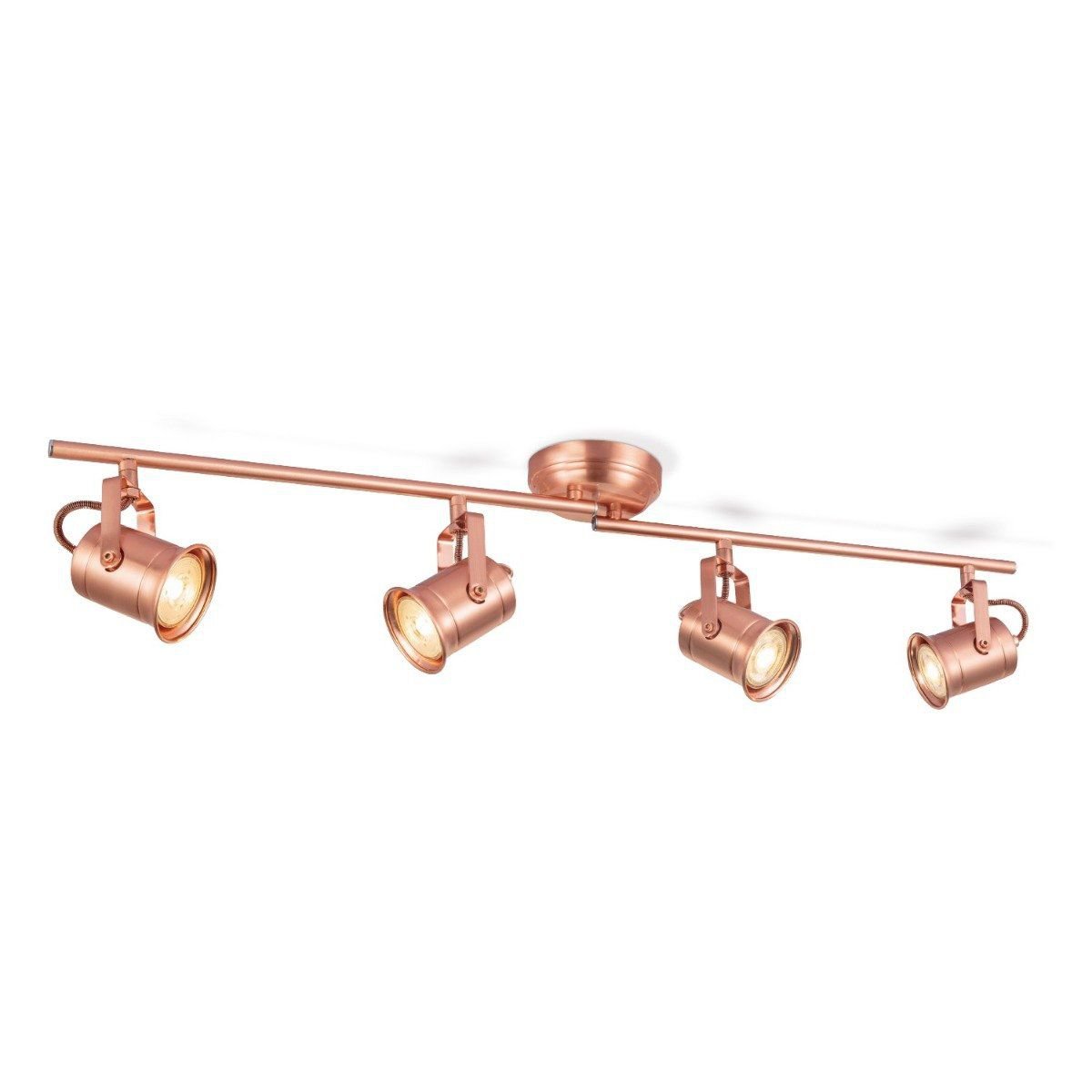 Home Sweet Home LED Aufbaustrahler Venn 4 - inkl. dimmbarer LED-Lampe - Kupfer