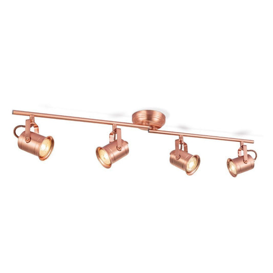 Home Sweet Home LED Aufbaustrahler Venn 4 - inkl. dimmbarer LED-Lampe - Kupfer