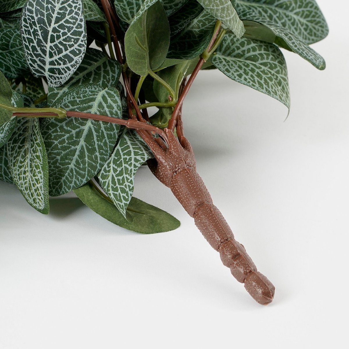 Fittonia Künstliche Hängepflanze – L15 x B20 x H54 cm – Grün