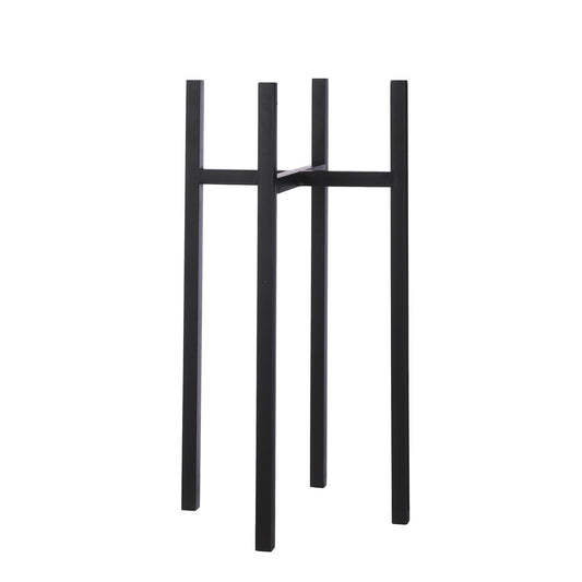 Ascot Pflanzenständer XL – L37,5 x B37,5 x H71 cm – Metall – Schwarz