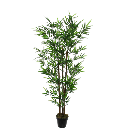 Künstliche Bambuspflanze – H155 x Ø90 cm – Grün