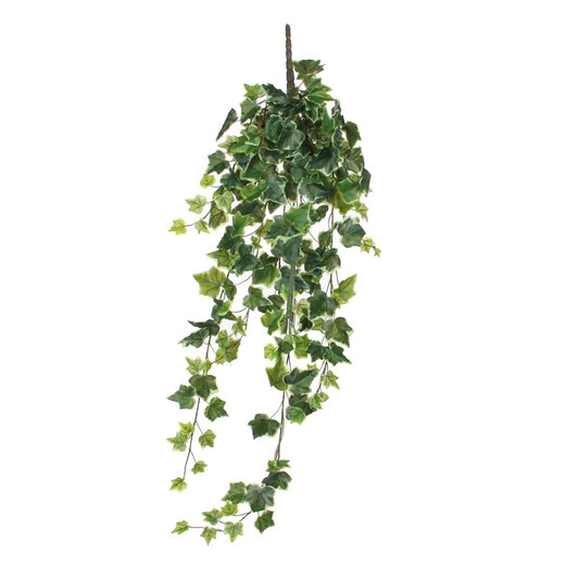 Künstliche Hängepflanze Hedera – H86 cm – grün bunt