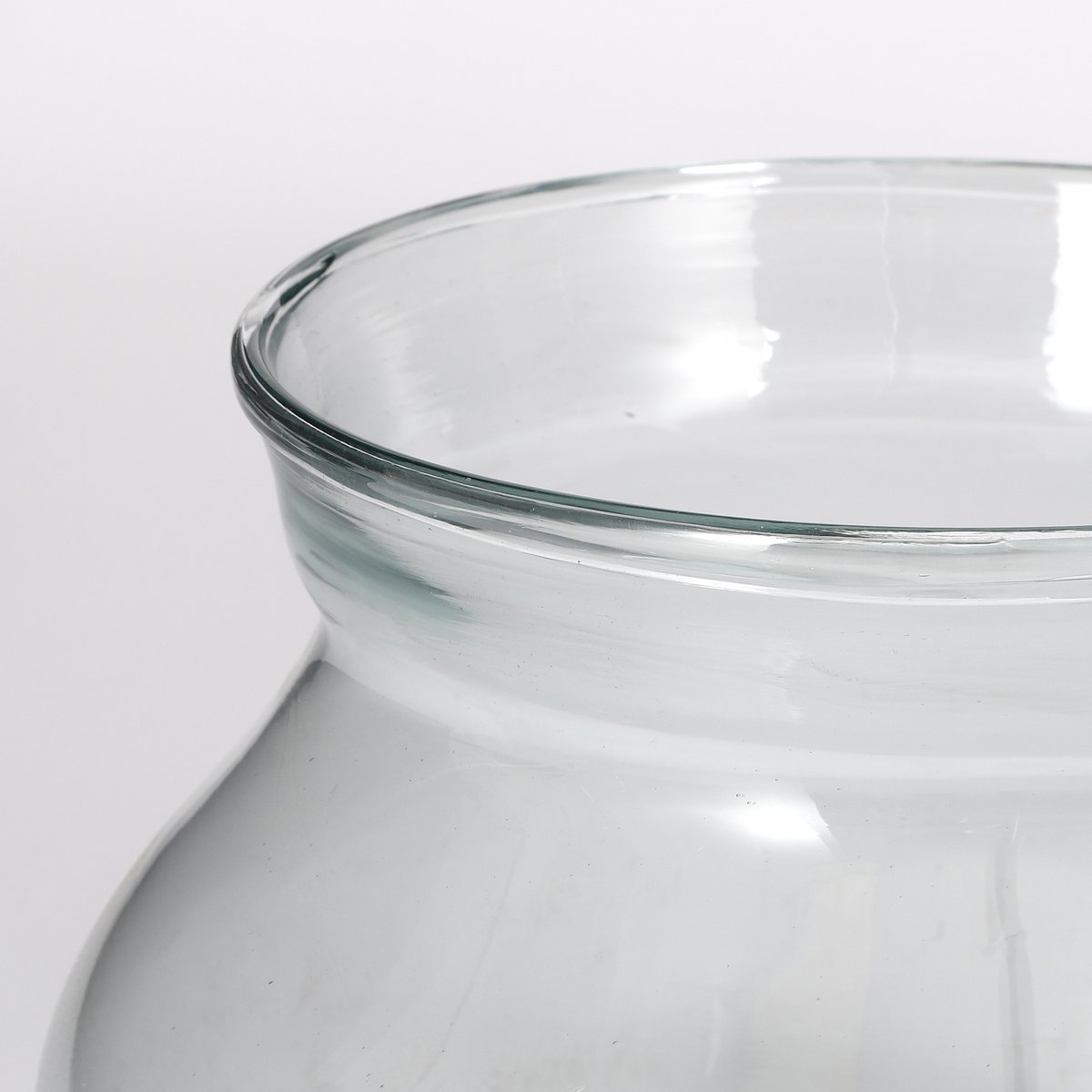 Vienne Schale - H15 x Ø27 cm - Recyceltes Glas - Transparent