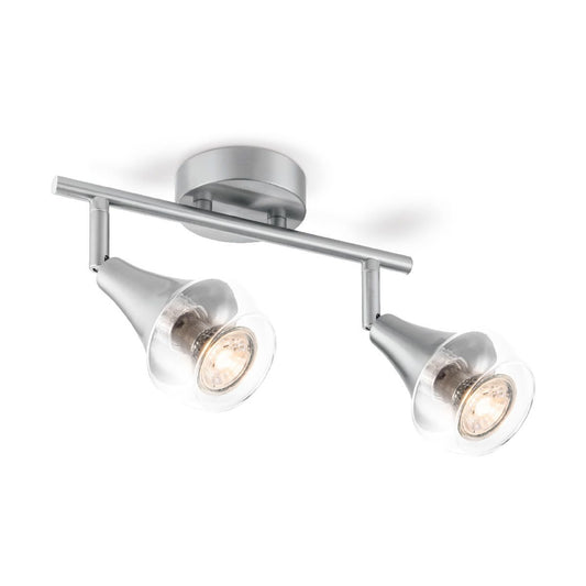 Home Sweet Home LED Aufbaustrahler Vaya 2 - inkl. dimmbarer LED-Lampe - Stahl