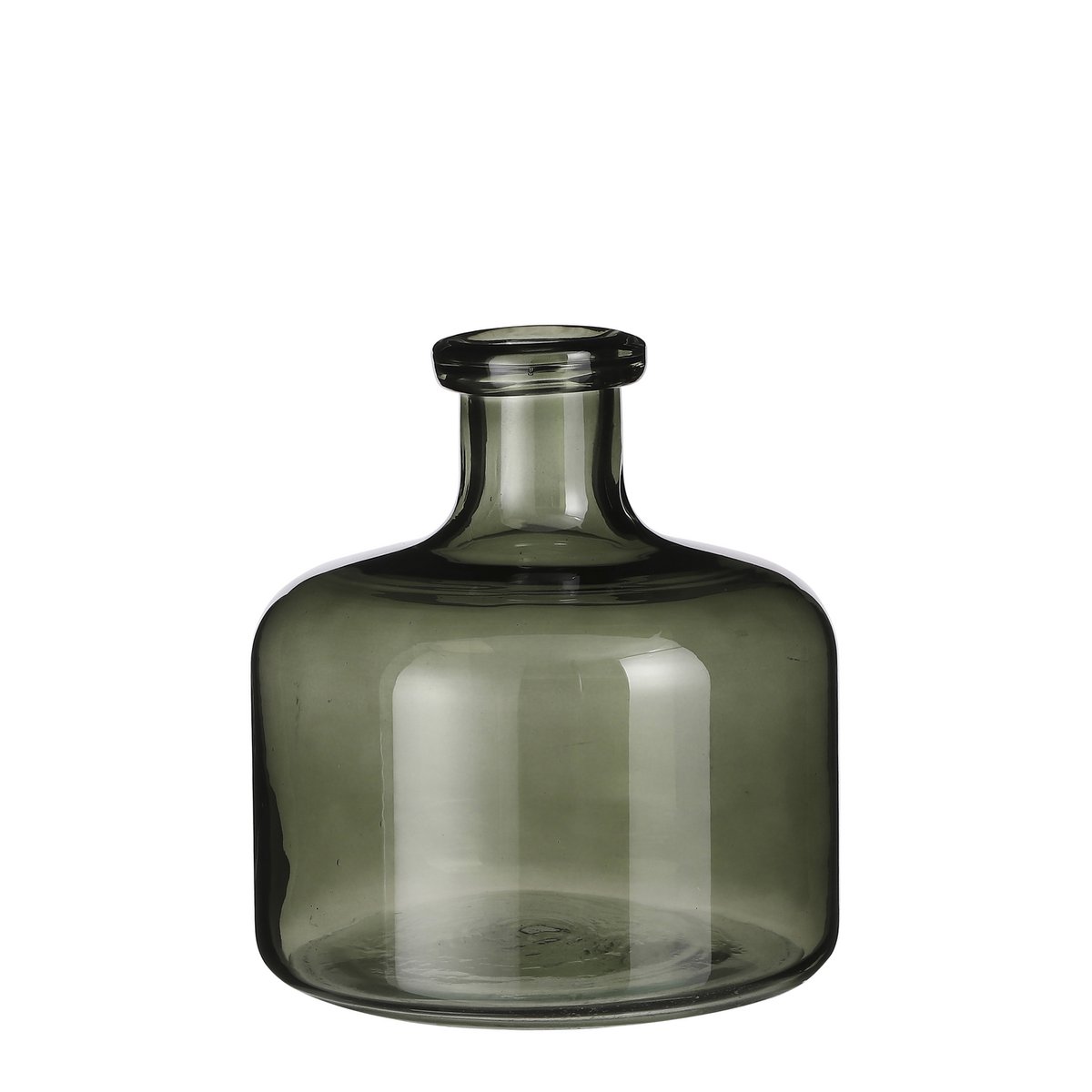 Regal Flaschenvase – H21,5 x Ø20 cm – Glas – Grün