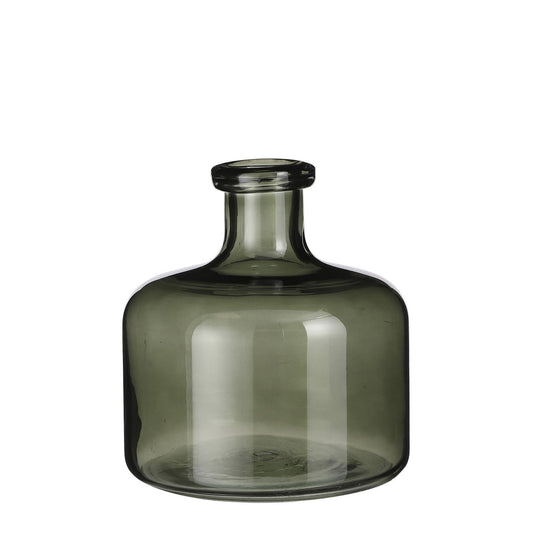 Regal Flaschenvase – H21,5 x Ø20 cm – Glas – Grün