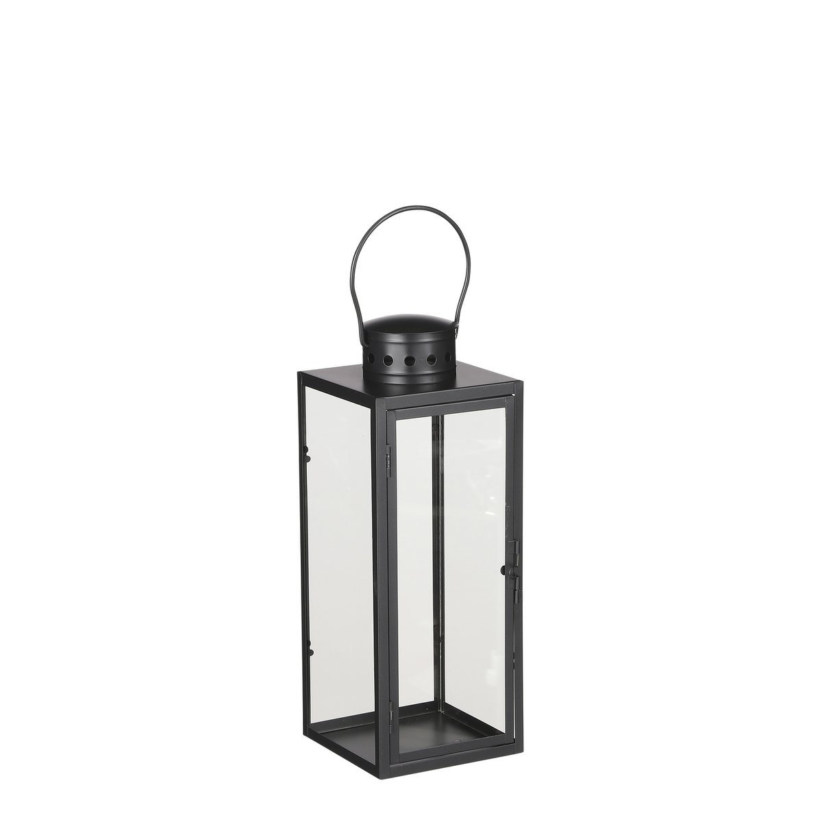 Arzilla Laterne – L13,5 x B13 x H34,5 cm – Schwarz