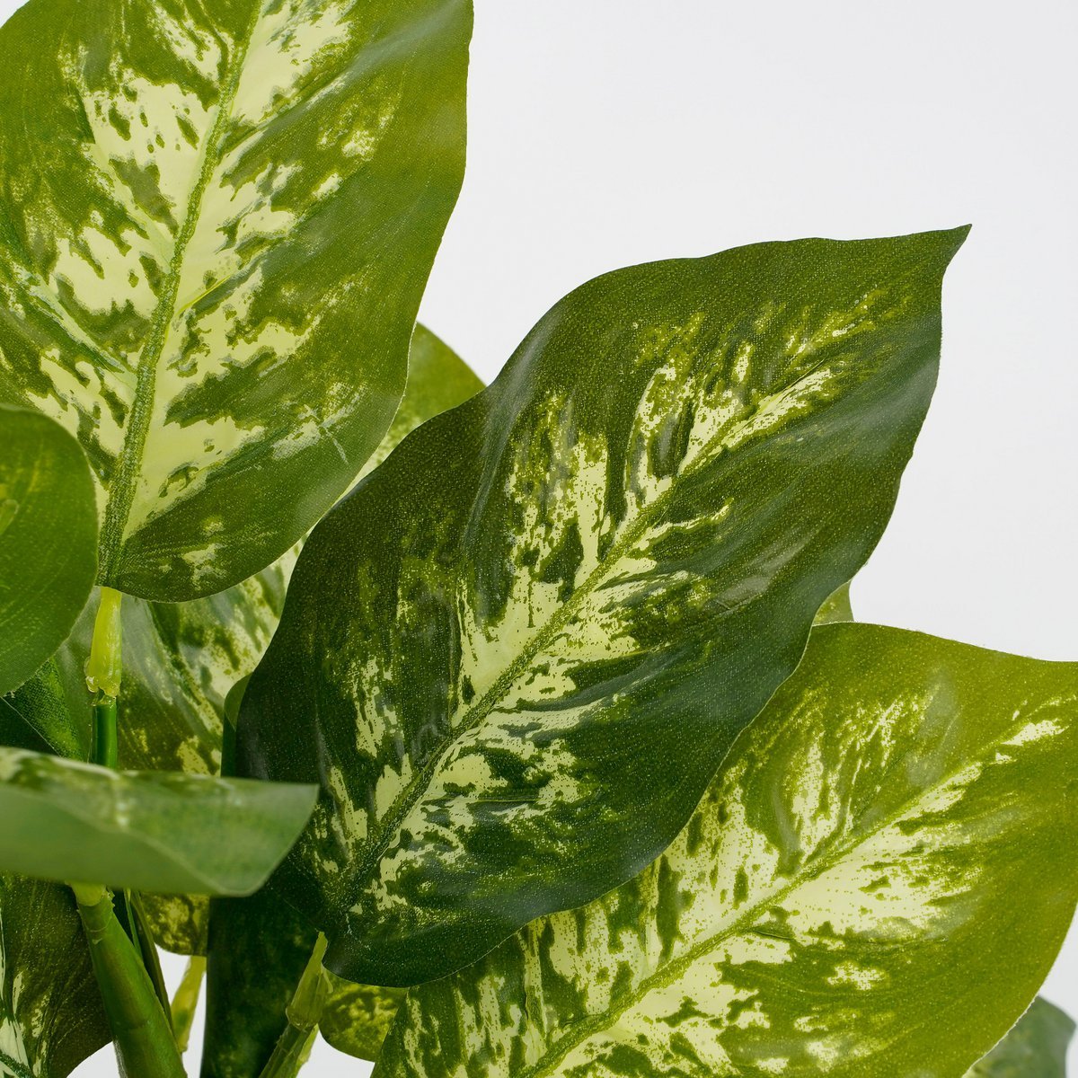 Künstliche Dieffenbachia-Pflanze im Blumentopf Stan – H40 x Ø30 cm – Grün