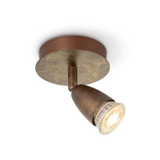 Home Sweet Home LED Wandspot Curl - inkl. dimmbarer LED-Lampe - Bronze