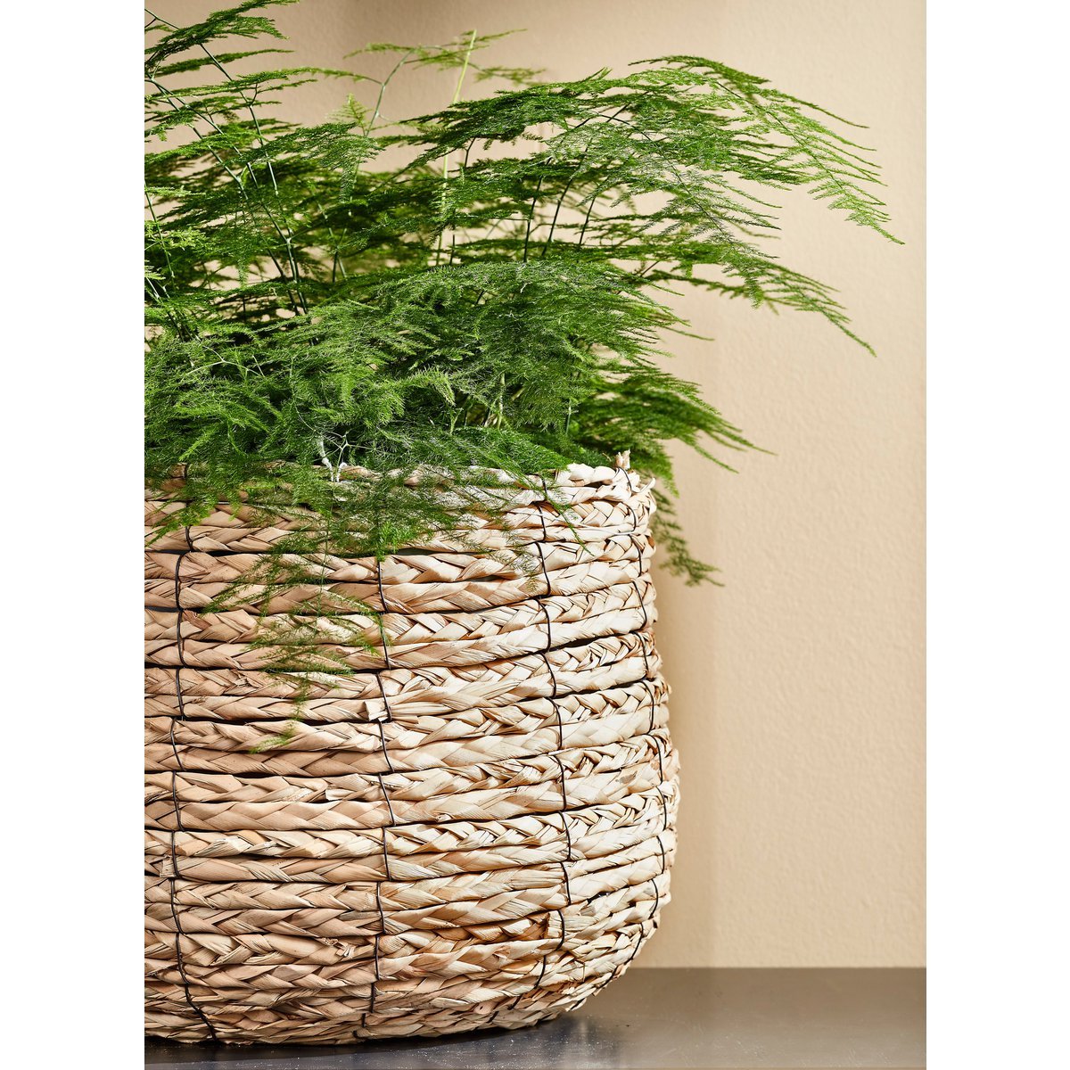 Avalon Korb für Pflanzen – H26 x Ø26 cm – Seegras – Hellbraun