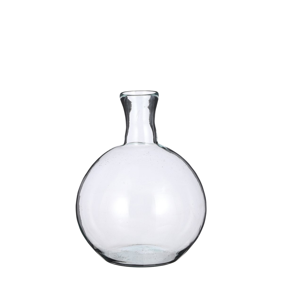 Lilou Vase - H31 x Ø22 cm - Recyceltes Glas - Transparent