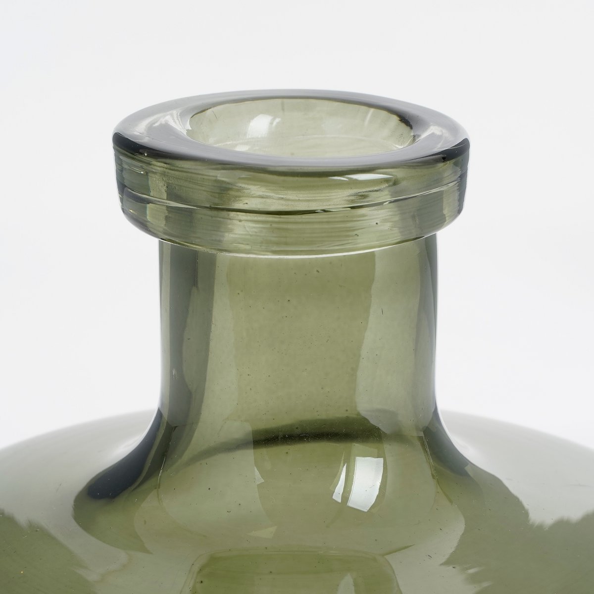 Regal Flaschenvase – H21,5 x Ø20 cm – Glas – Grün