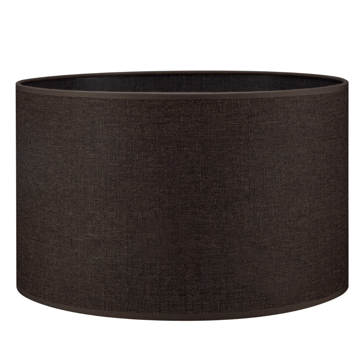 Home Sweet Home Lampenschirm Canvas dunkelbraun – B:35xT:35xH:21cm