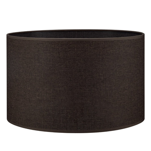 Home Sweet Home Lampenschirm Canvas dunkelbraun – B:35xT:35xH:21cm
