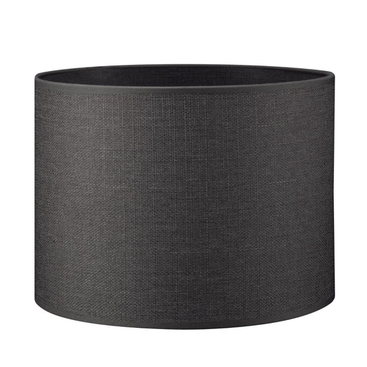 Home Sweet Home Lampenschirm Canvas Anthrazit - B:25xT:25xH:19cm