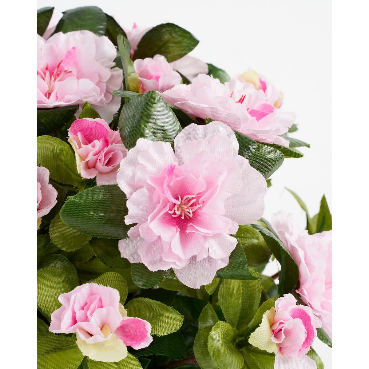 Künstliche Azaleenpflanze im Blumentopf Stan – H31 x Ø26 cm – Rosa