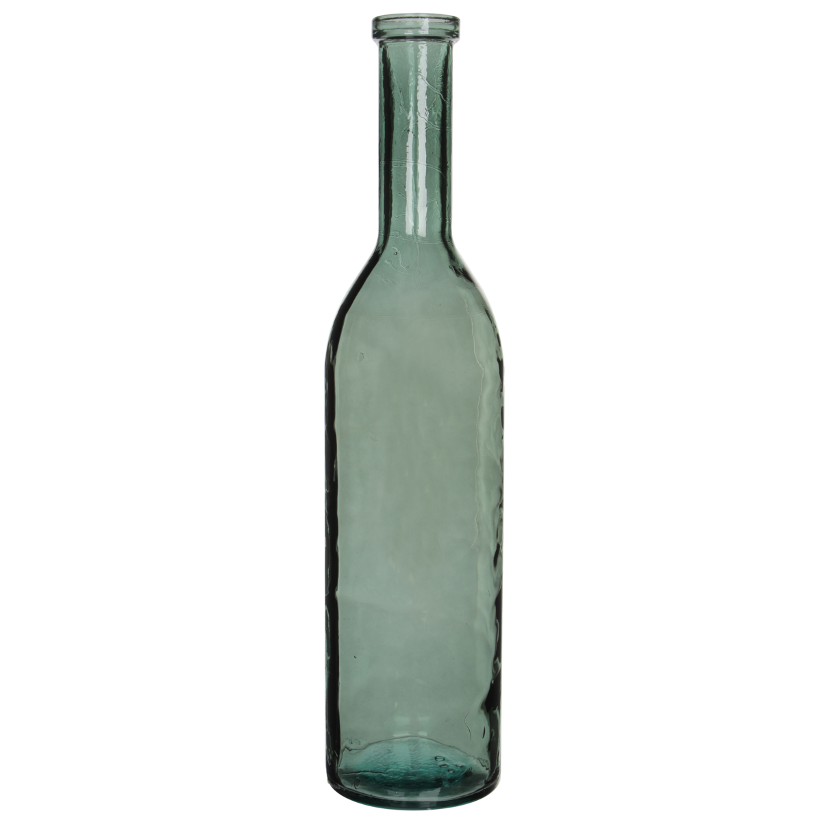 Rioja Flaschenvase - H100 x Ø21 cm - Recyceltes Glas - Grün