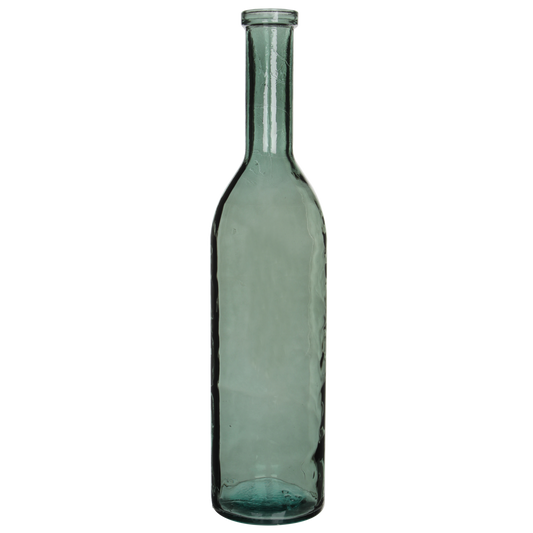 Rioja Flaschenvase - H100 x Ø21 cm - Recyceltes Glas - Grün