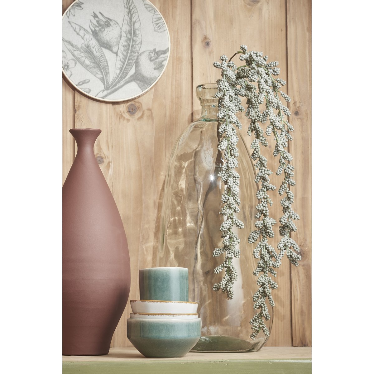 Bio-Vase – H51 x Ø22 cm – Transparent